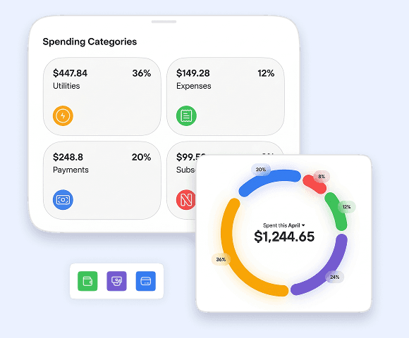 Expense management dashboard with automated AI receipt extraction