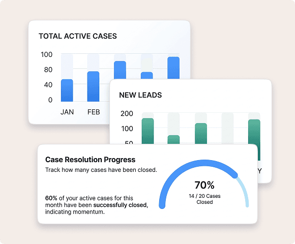 Digital case synopsis interface showing legal precedents and summaries